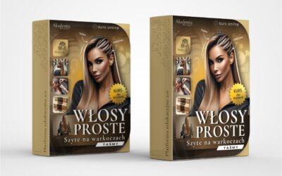 Włosy proste na taśmach, szyte do warkoczy.